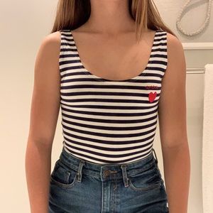 TOPSHOP “amour” bodysuit